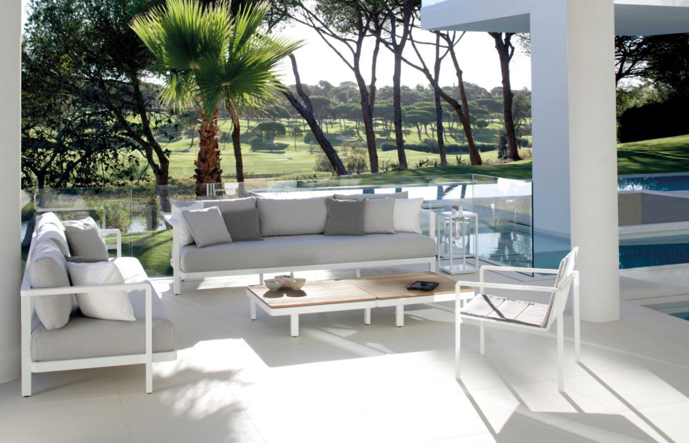 RM Living Cincinnati Custom Contemporary Outdoor Furniture By Royal Botania